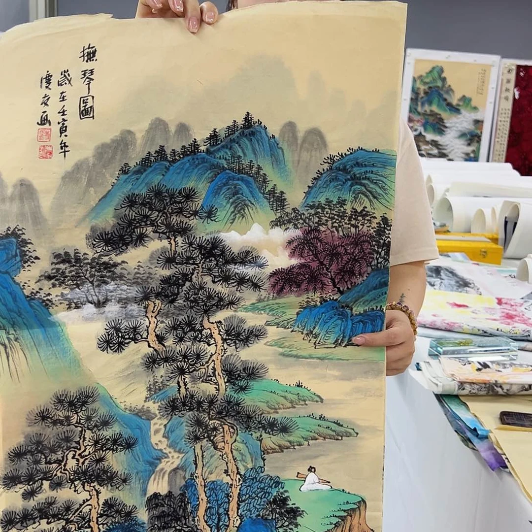 国画事事顺心如意万事如意万事