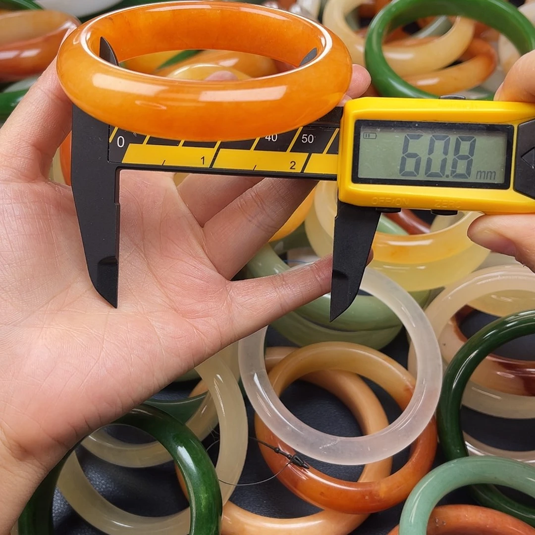 未镶嵌石英质玉（黄龙玉）手镯双11全场98元买三送一166号