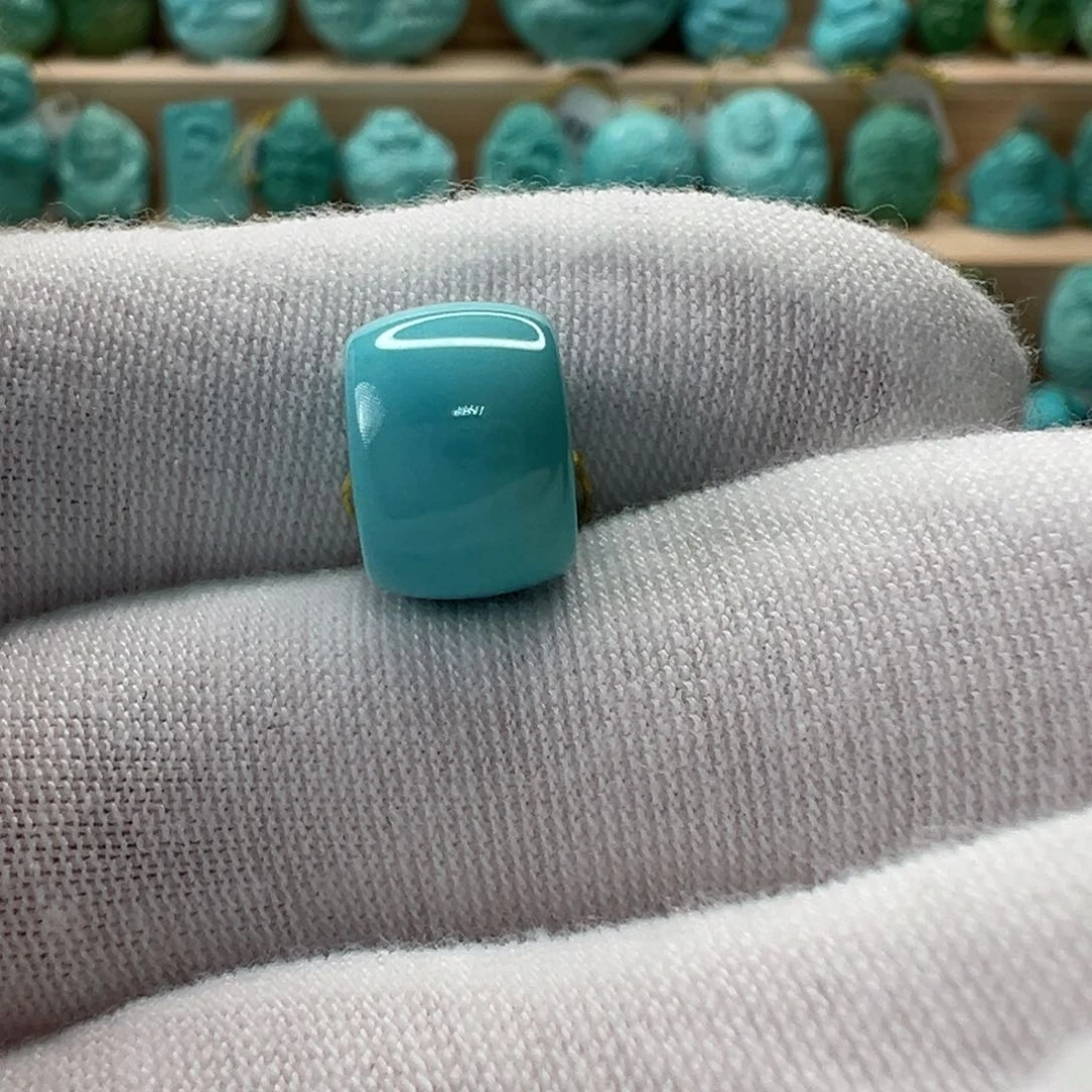 未镶嵌绿松石直切珠10.9mm