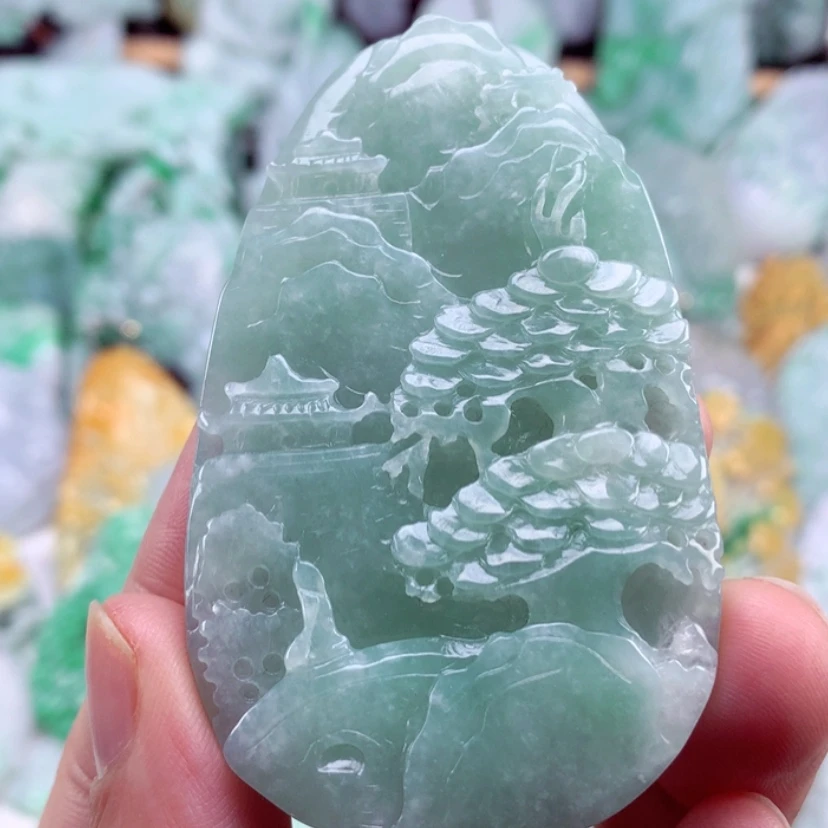 【闪购商品】翡翠吊坠(不含链)未镶嵌