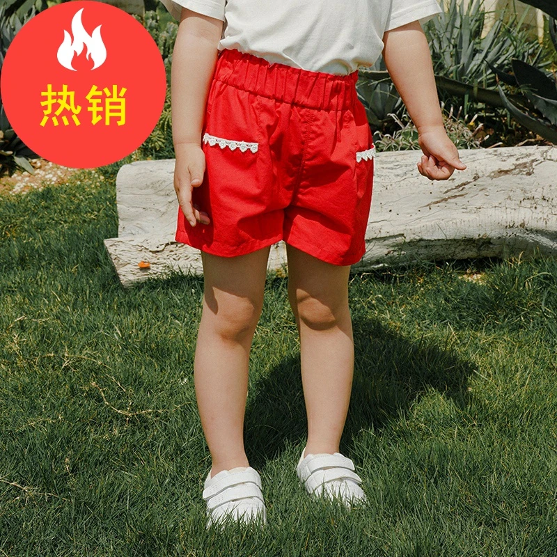 品牌2023新款洋气女童夏季短裤XGK33016
