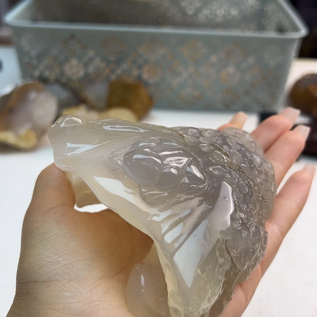 玛瑙/玉髓未镶嵌项链