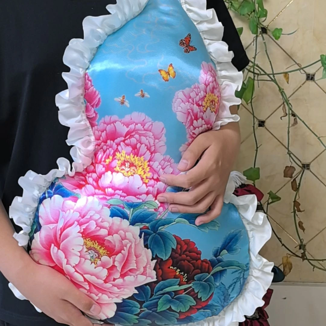 葫芦造型美式氛围感客厅沙发抱枕护腰复古高级感靠枕