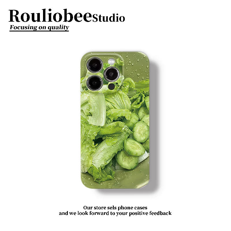 BANCA减肥蔬菜适用苹果16/14promax菲林手机壳华为oppo小米15vivo