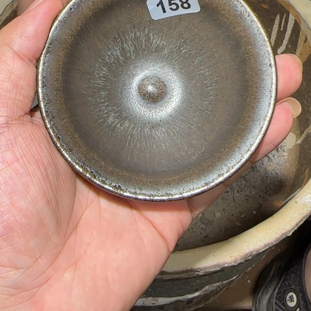 茶盏焦源柴烧自然还原158