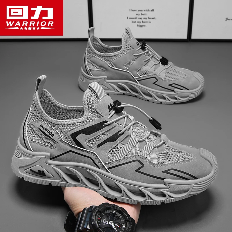 回力男鞋2025新款冬季软底休闲潮鞋透气镂空网面鞋轻便百搭运动鞋