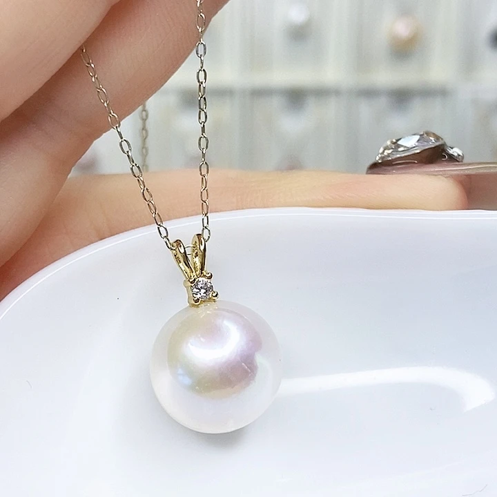 淡水珍珠吊坠(赠链)合金