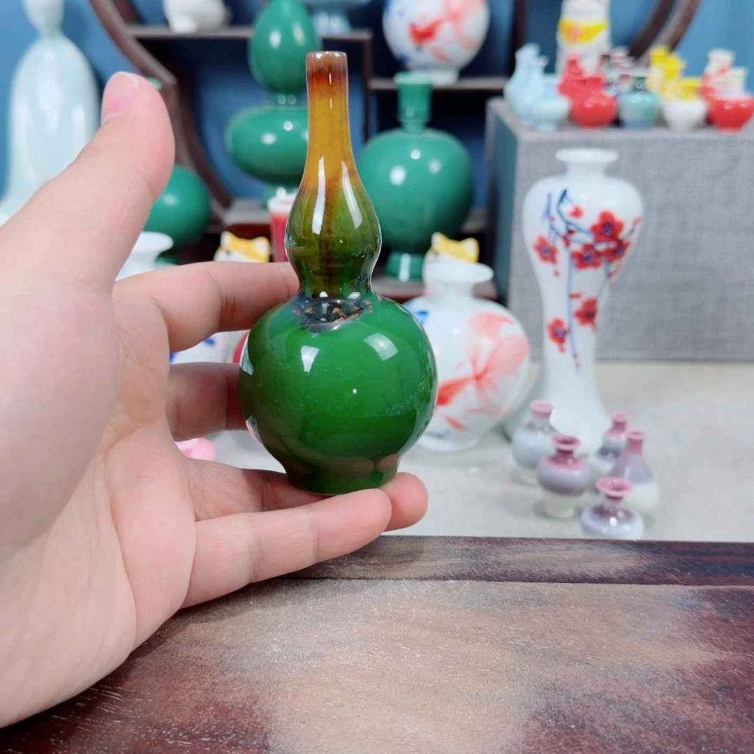 陶瓷手工小花器摆件