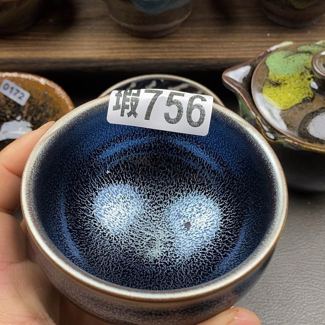 茶盏微瑕建盏主人杯子