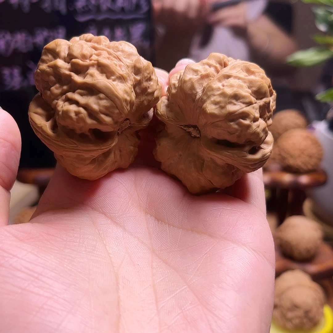 文玩核桃把件41尺白茬蛤蟆29