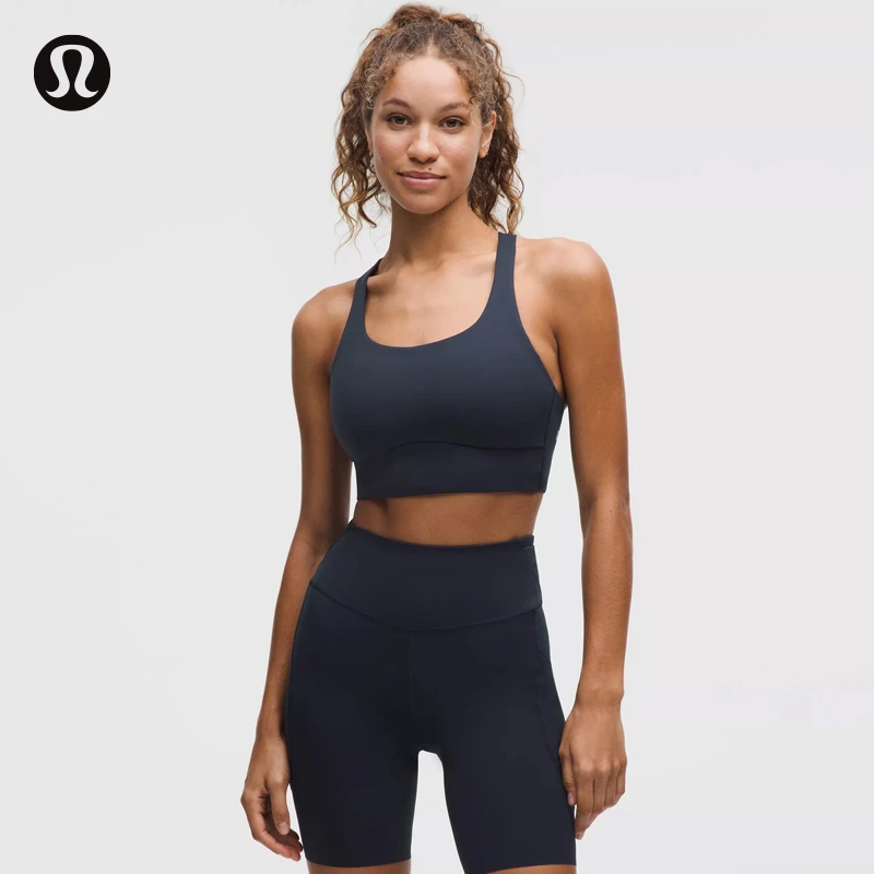 Energy女士交叉肩带长款运动内衣 *Evolve丨lululemon丨LW2EKIS