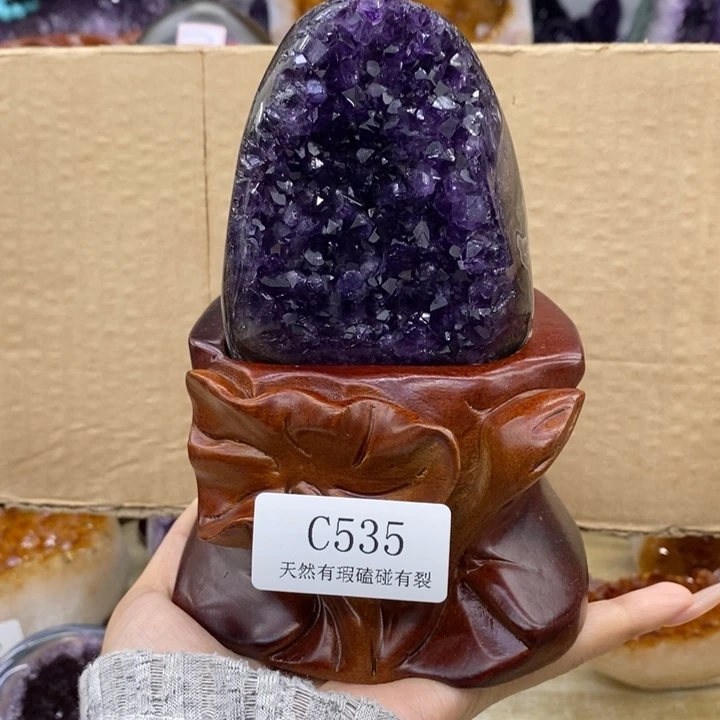 未镶嵌大型摆件（非配饰）紫晶