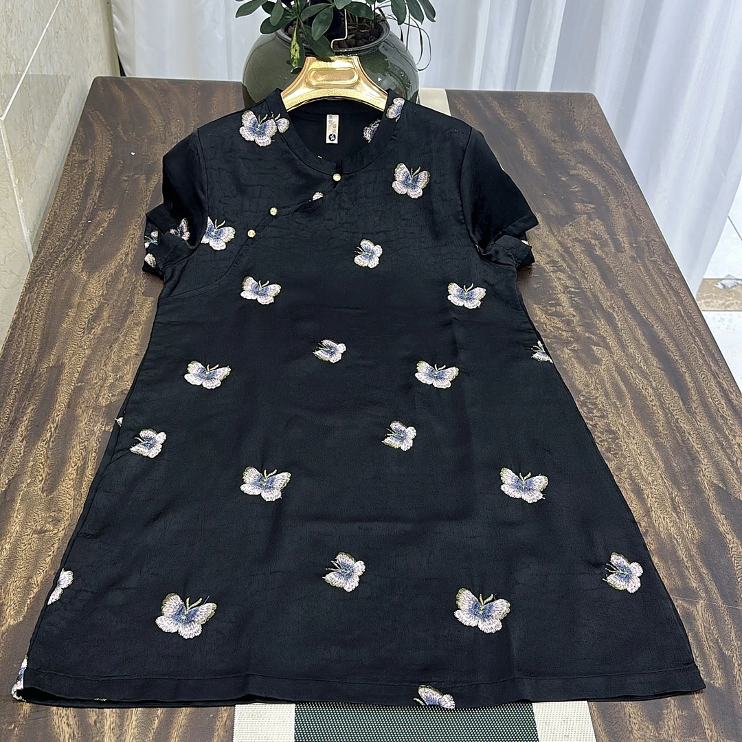 06夏季新款绣花立领国风复古盘