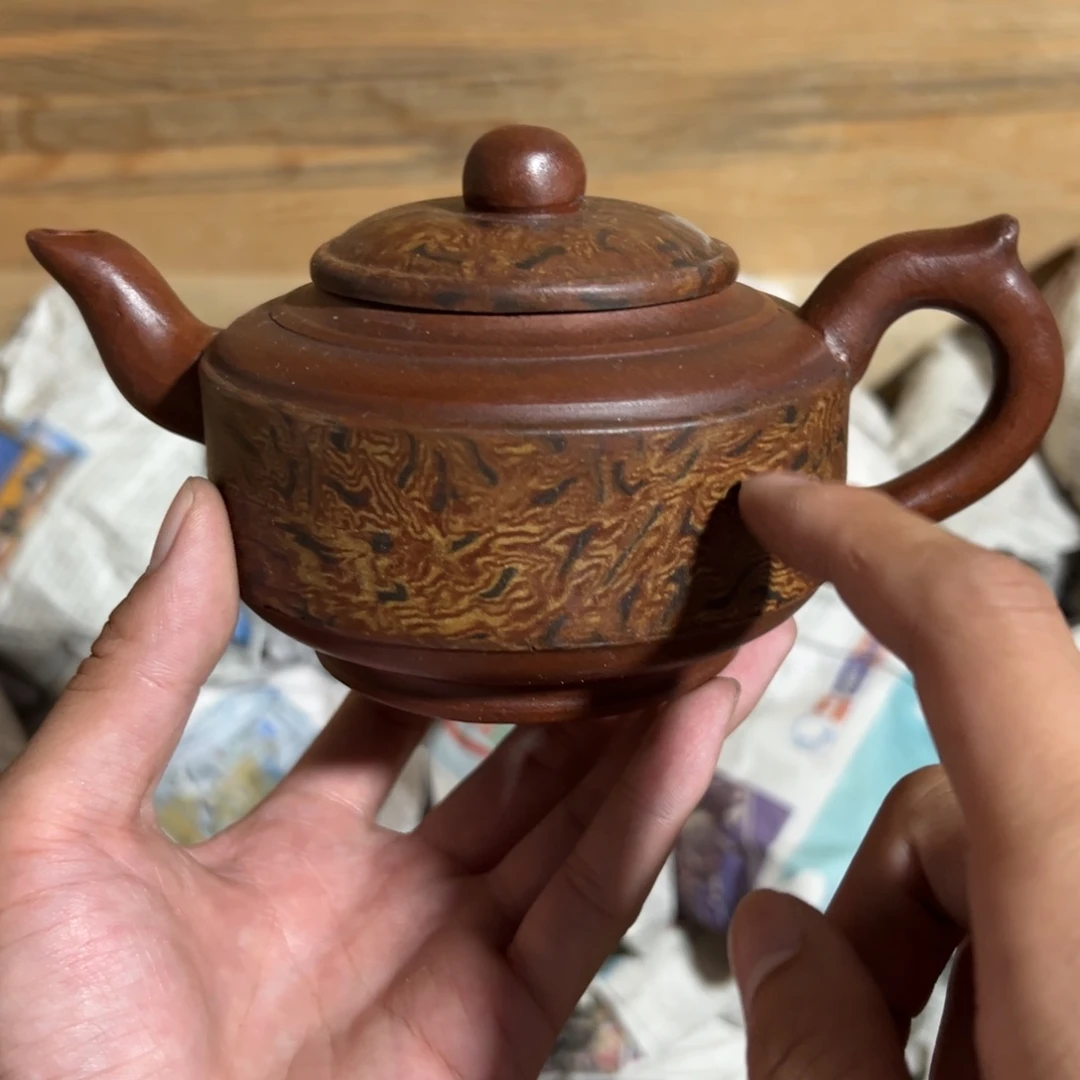 茶壶紫砂老厂紫砂壶一件！