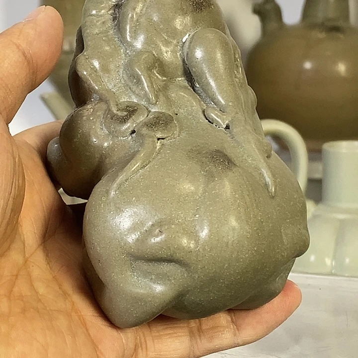 陶摆件大哥我在外面等着呢等的
