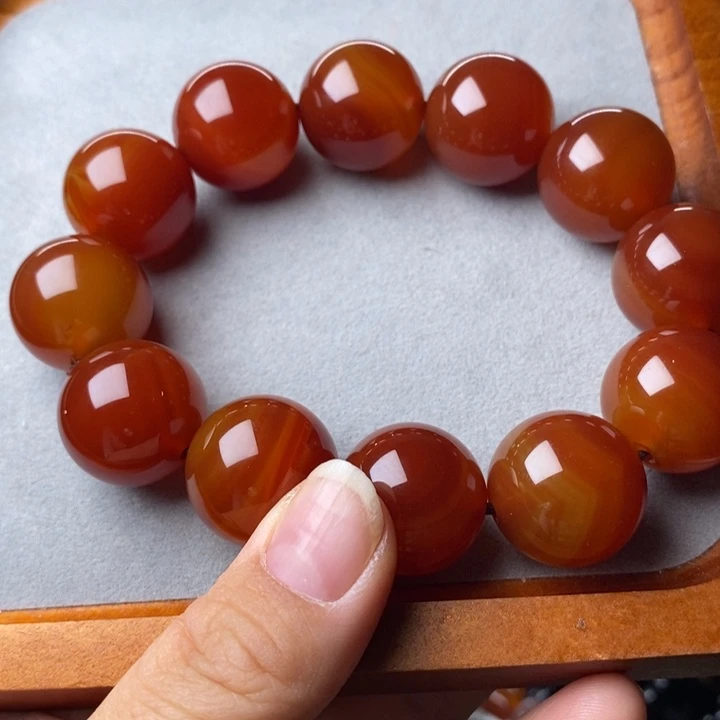 吉***之玛瑙/玉髓未镶嵌手链