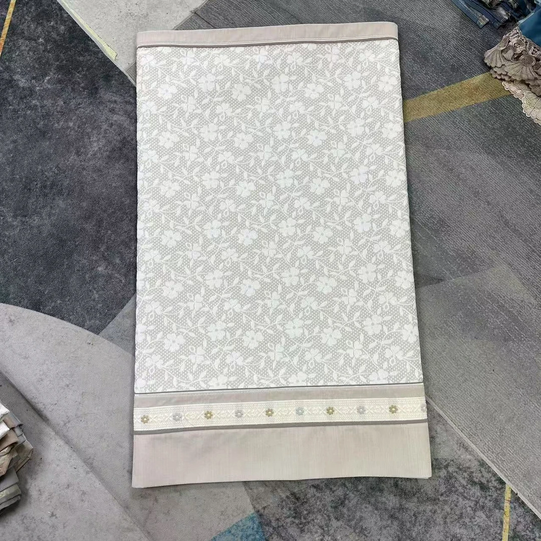 四季雪尼尔高档多功能家用刺绣防滑耐磨手包边沙发垫椅垫坐垫