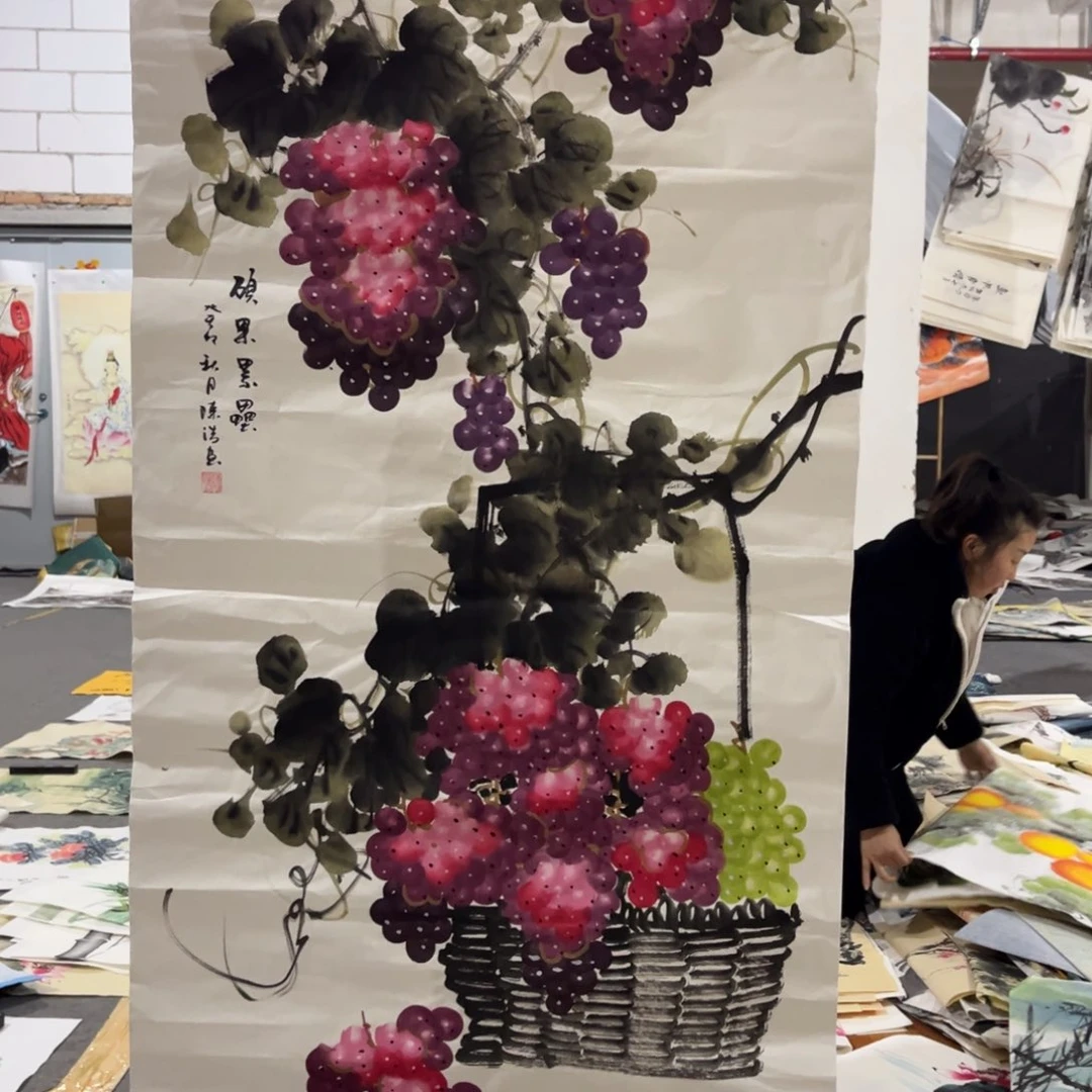 国画书法作品多次绘画作品