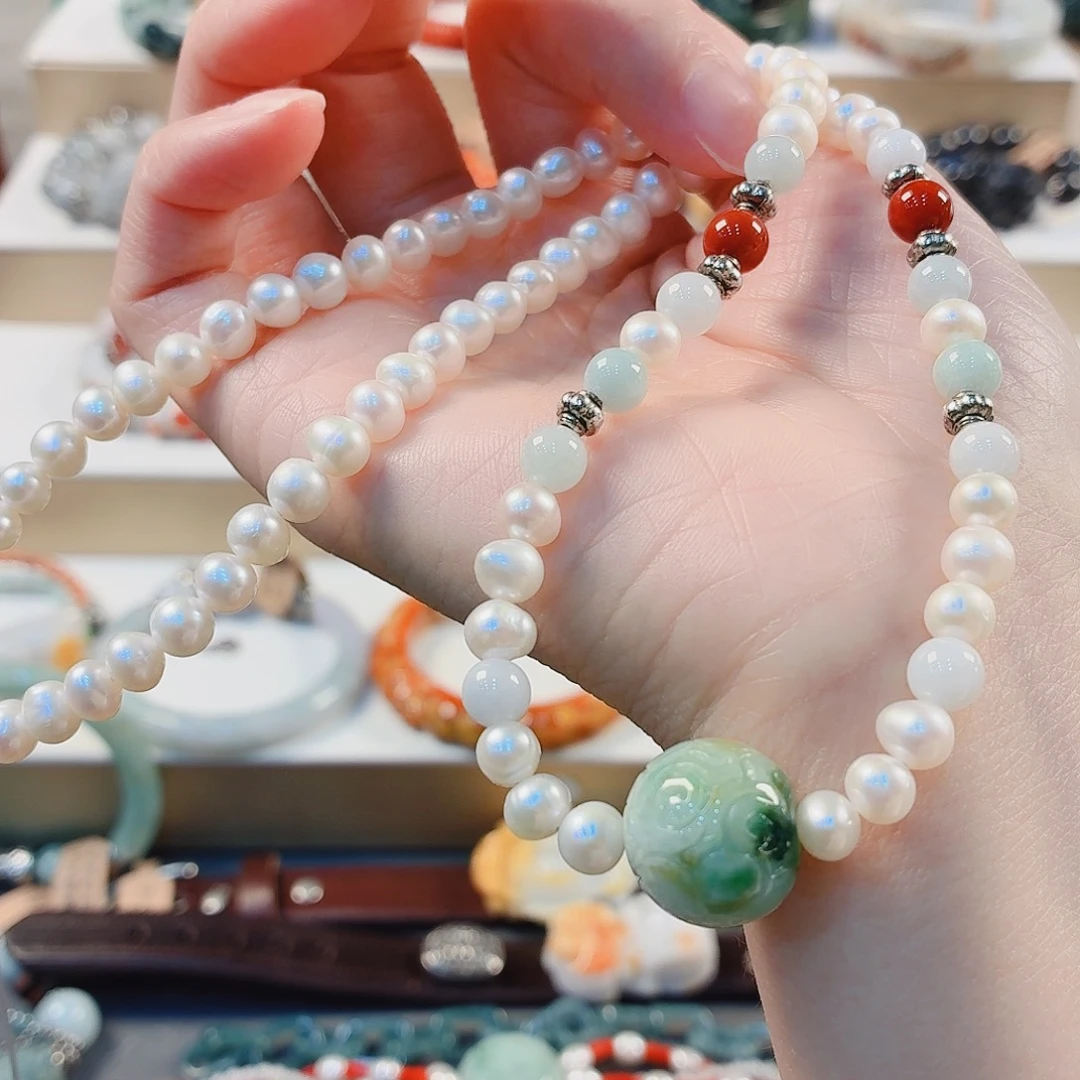 南****翡翠未镶嵌手链手串