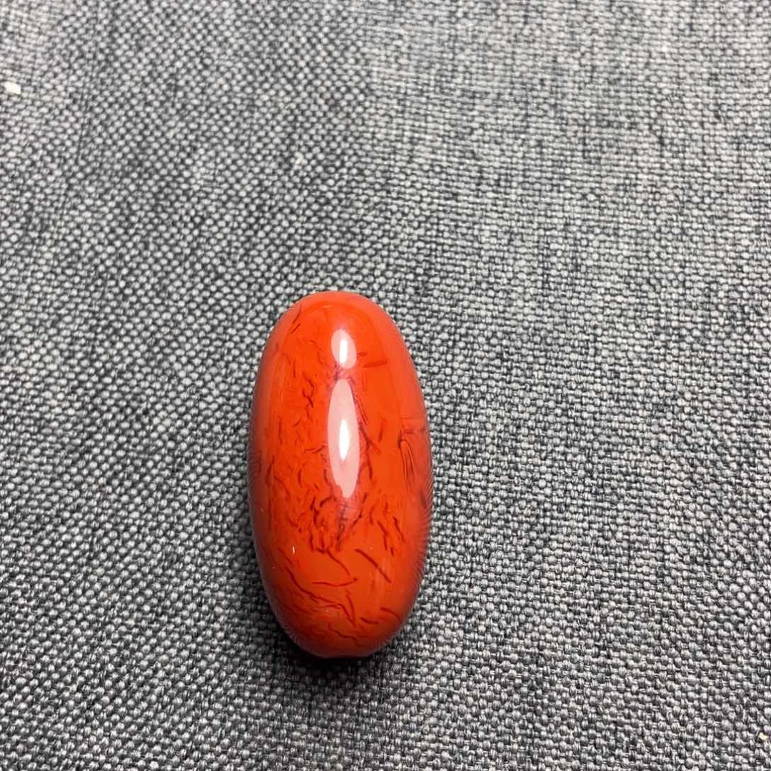 未镶嵌枣珠南红玛瑙灵*