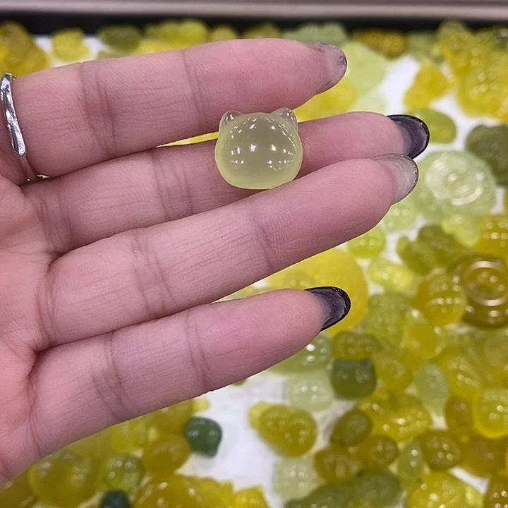 蛇纹石玉合金手链