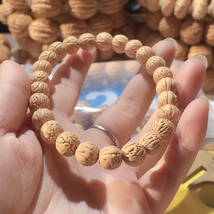 笨***笨桃核吊坠桃核手串野生25