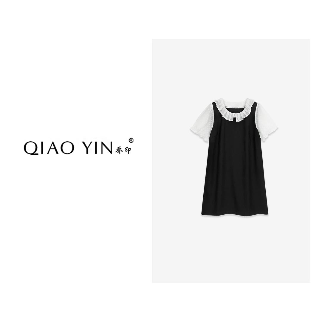 QIAO YIN"连衣裙“时尚设计师女装夏季连衣裙QY27885
