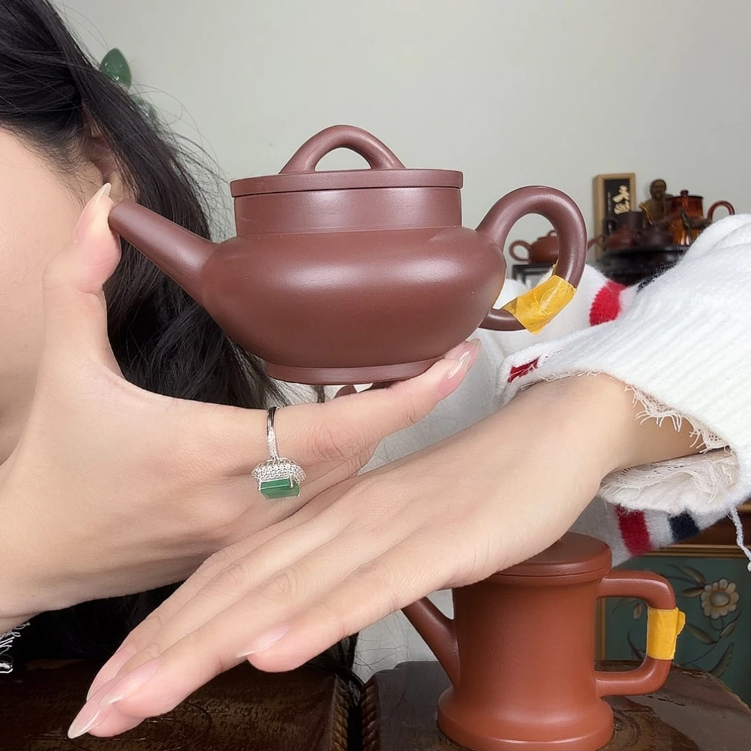 紫砂茶壶富甲一方补丁fu li