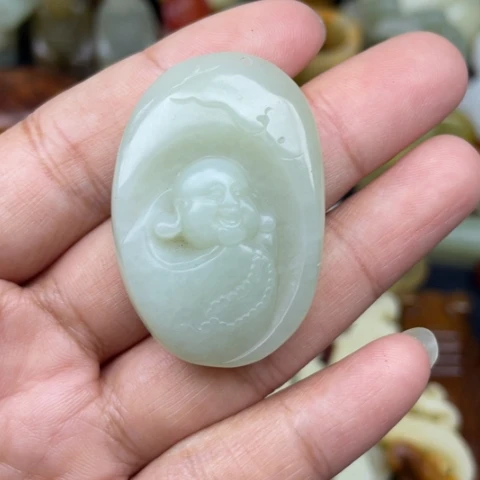 和田玉未镶嵌颈饰97