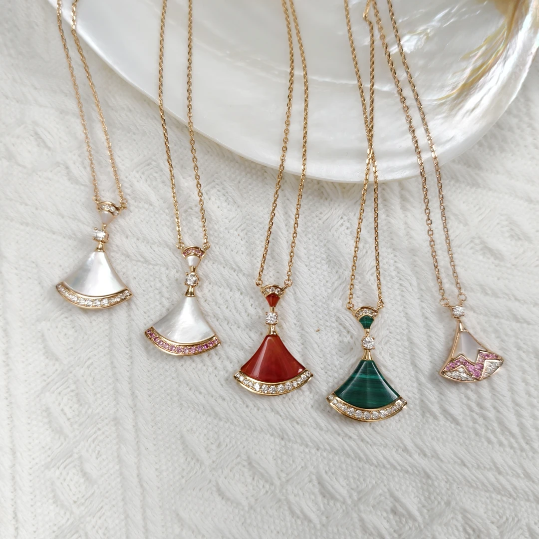 合金项链 大裙子大扇子系列经典造型项链锁骨链礼物送礼