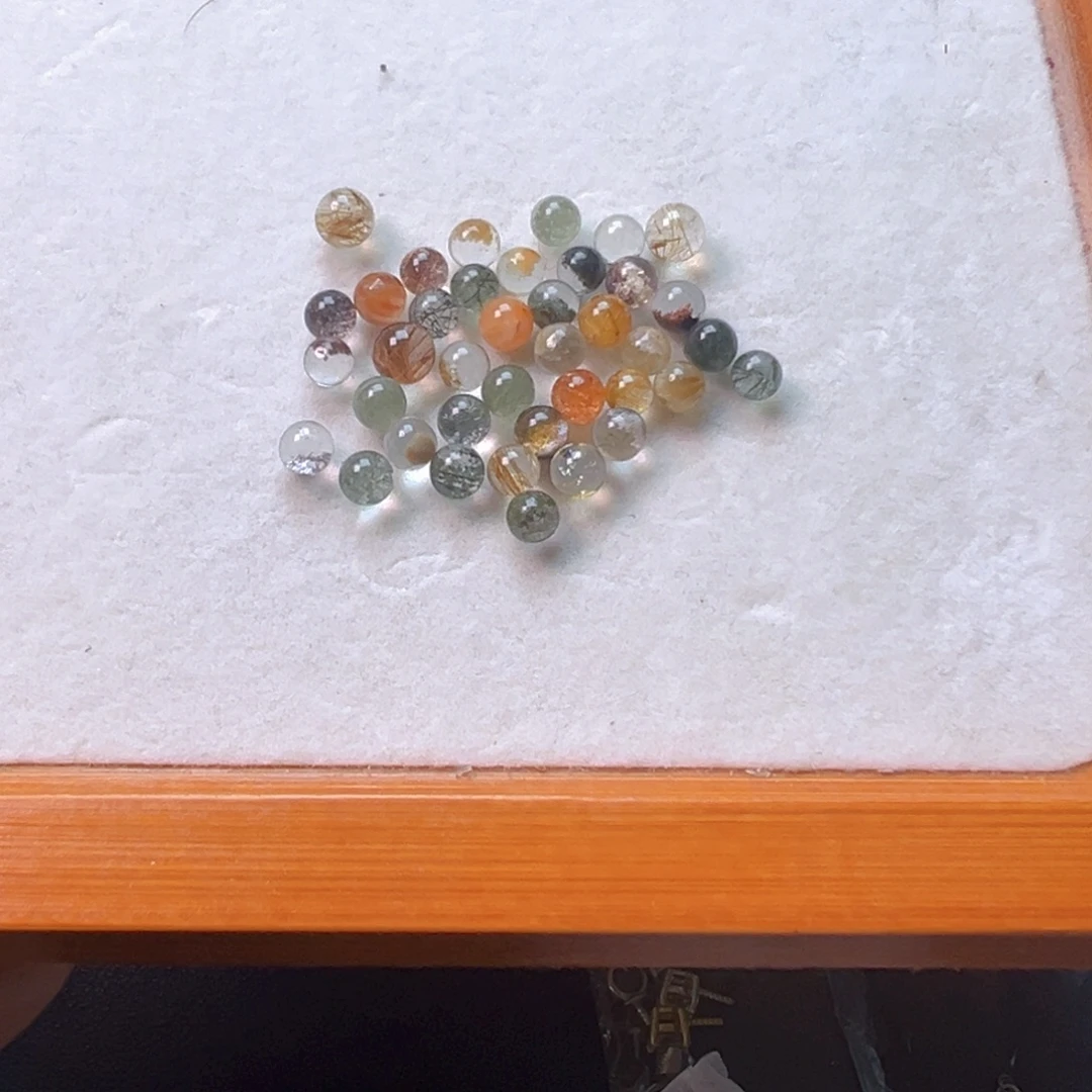 南***瓜手链银S800镀金镶嵌发晶