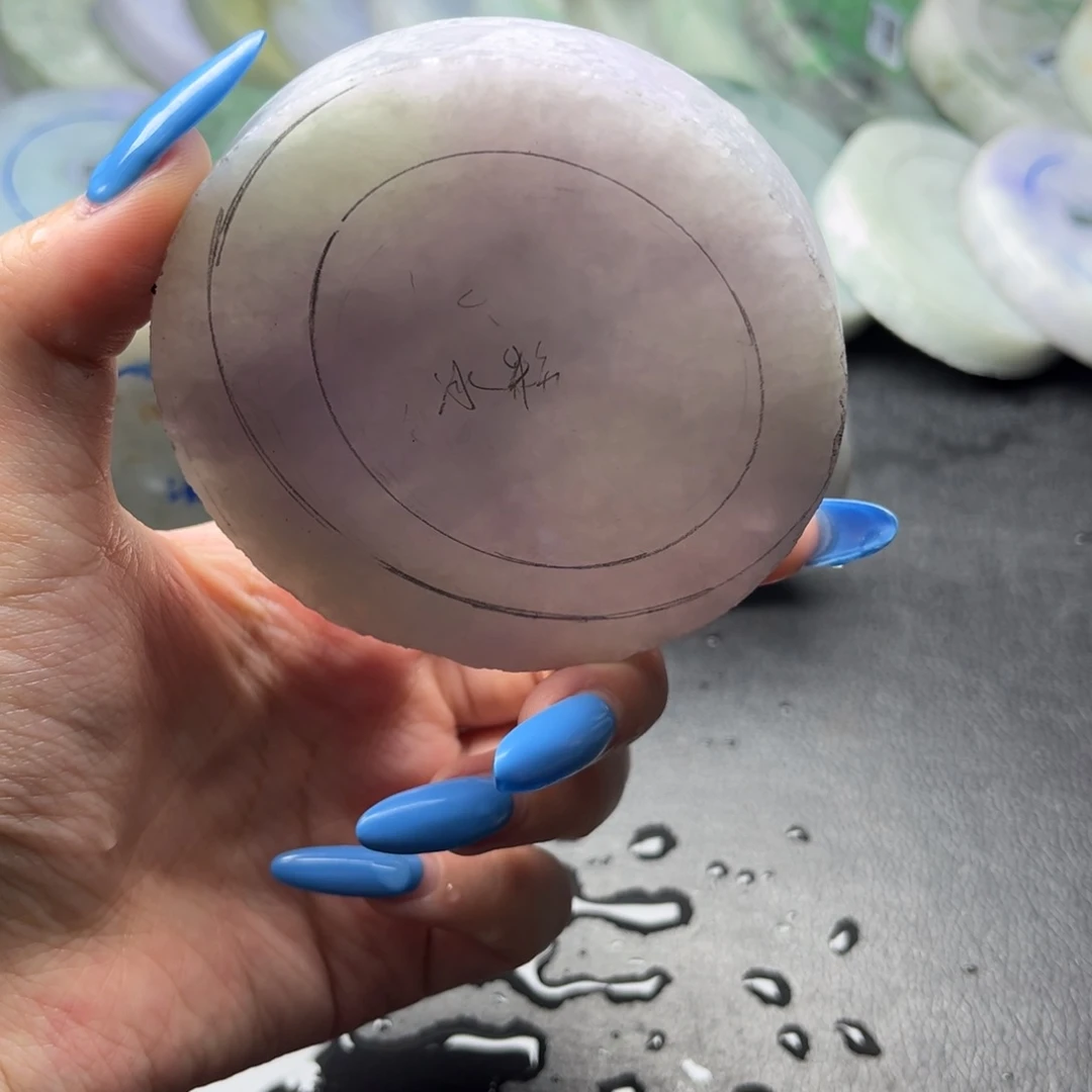 定制翡翠未镶嵌蓝底额居世界