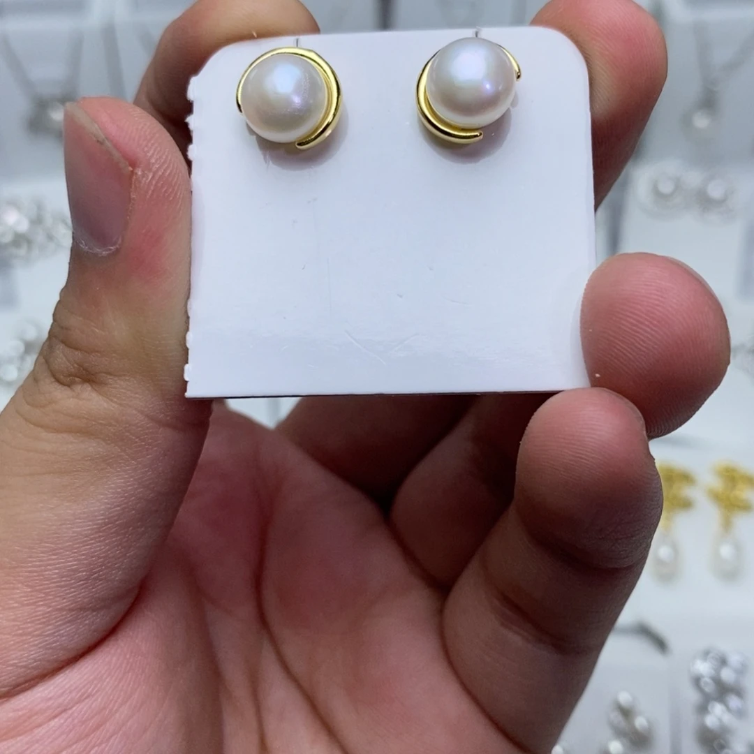 耳饰未镶嵌淡水珍珠