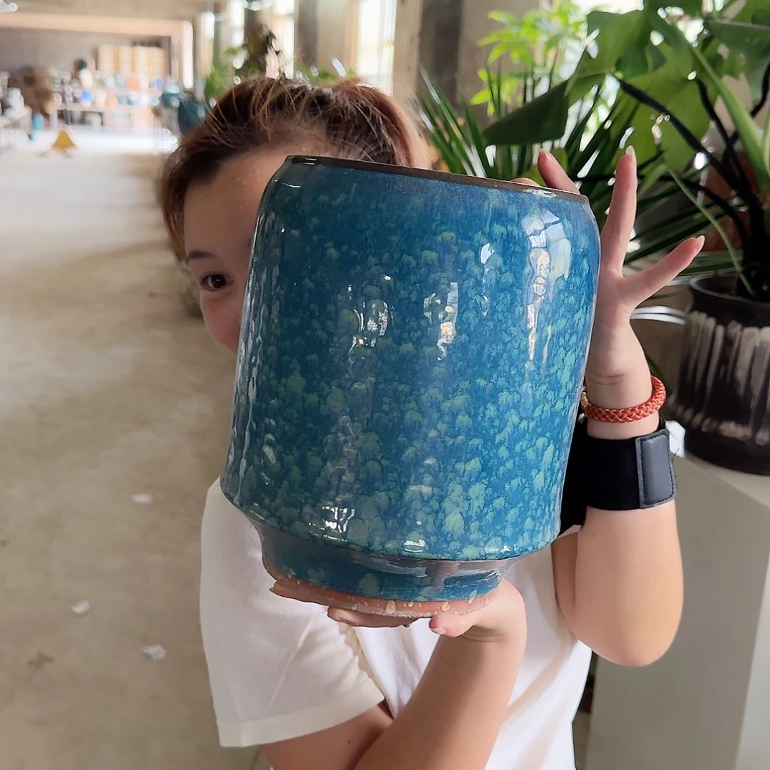 紫砂花盆王嫂花盆0916-144高24口17