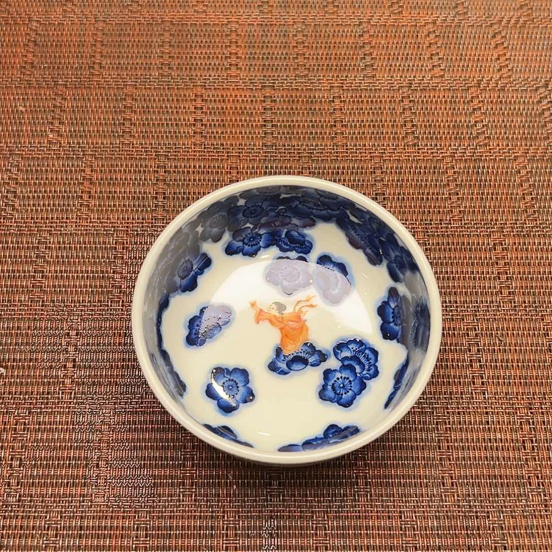 景德镇陶瓷矾红知否杯