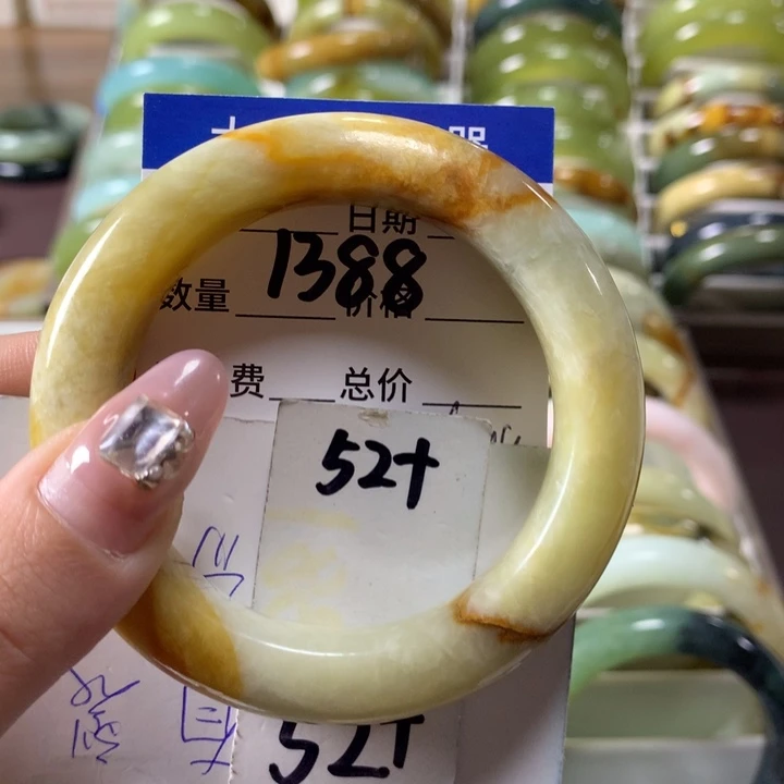 蛇纹石玉手镯未镶嵌1388