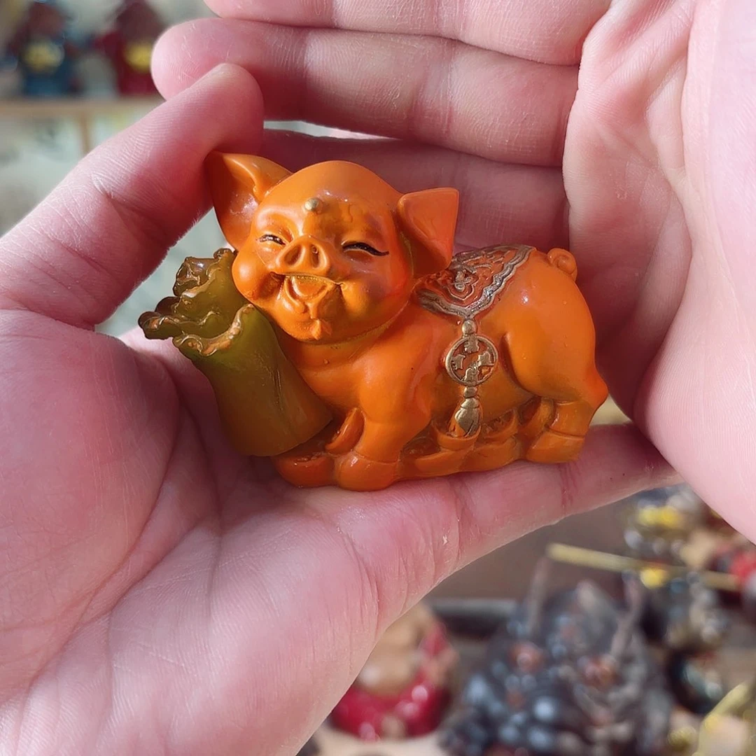 紫砂茶宠紫陶树脂茶宠摆件