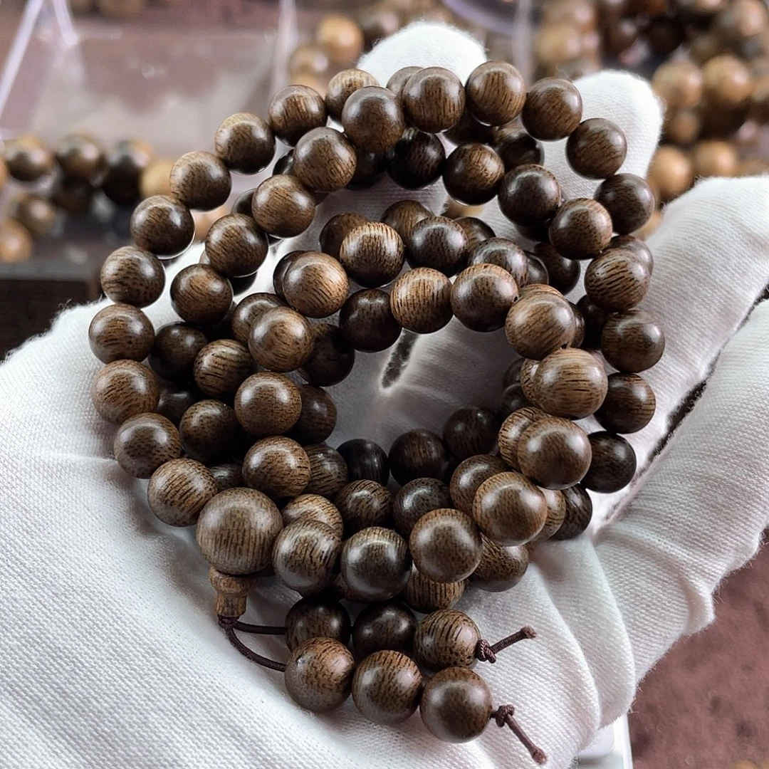 沉香手串最***春越南芽庄白棋