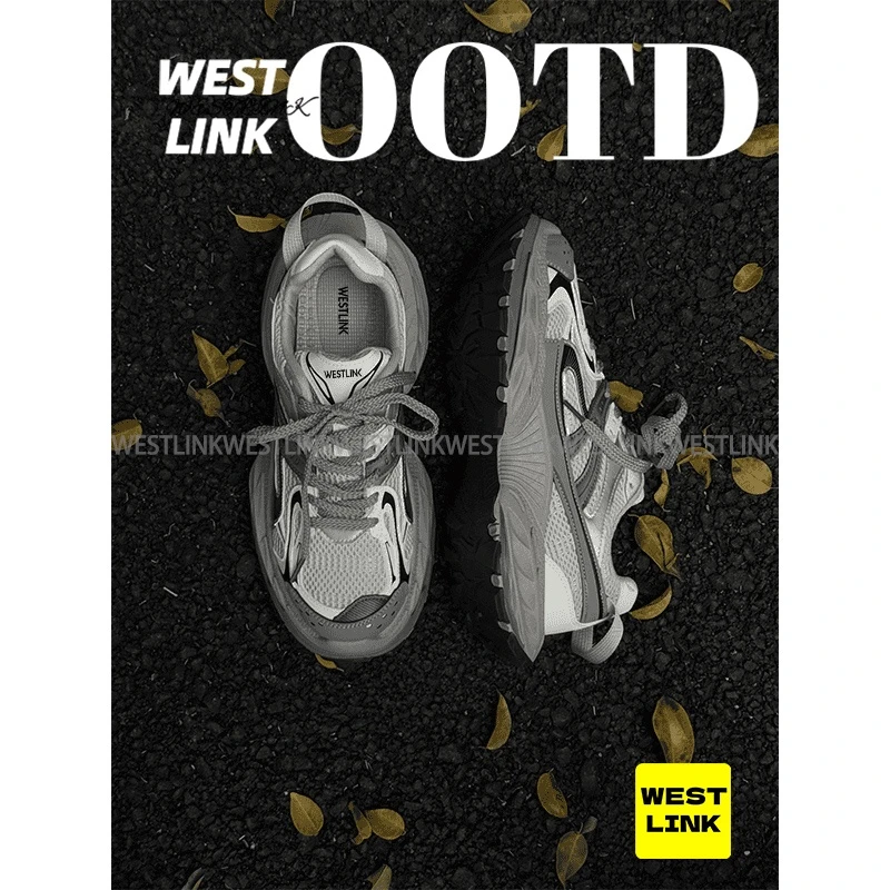 【双12好物】西遇男款学生爆款运动鞋男士百搭开车增高厚底老爹潮鞋