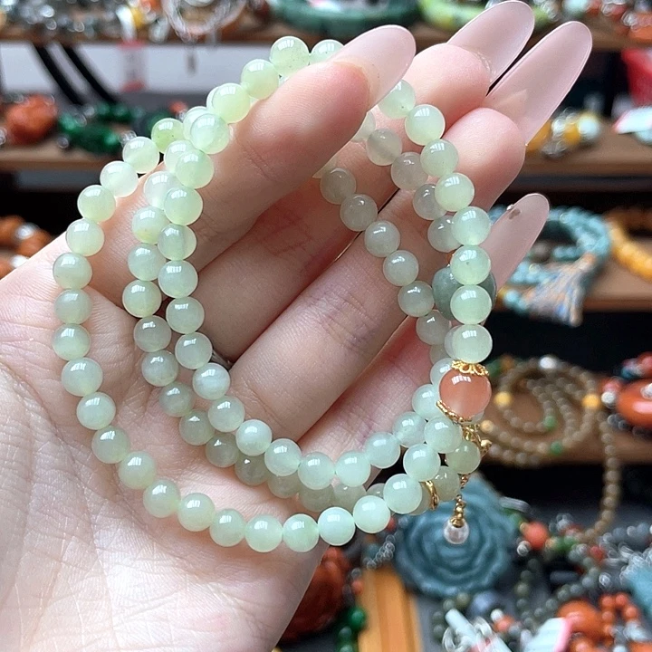 未镶嵌手链和田玉（糖玉）饰品