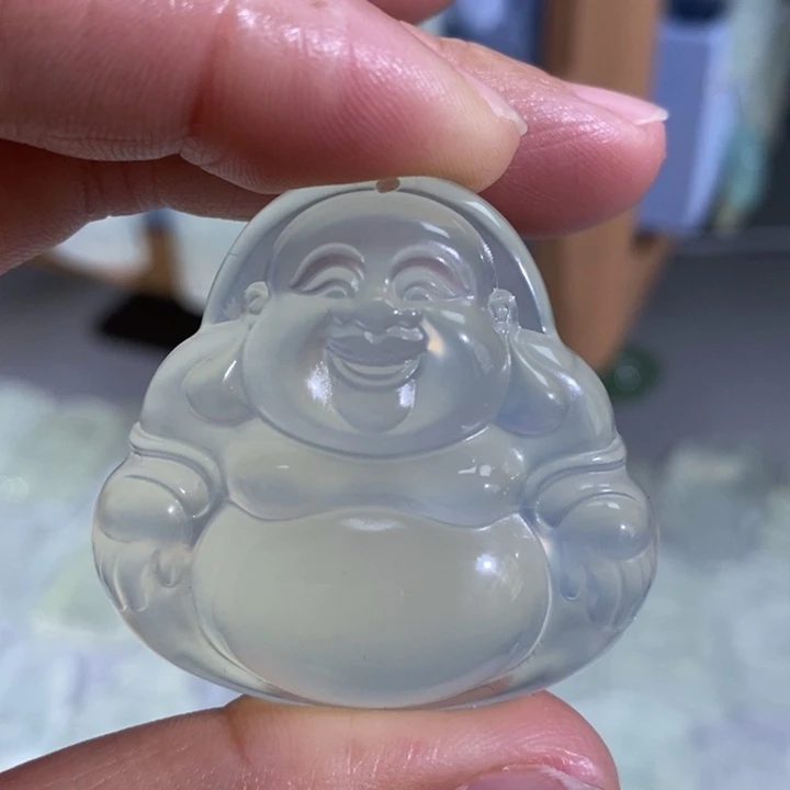 岫玉未镶嵌颈饰吊坠