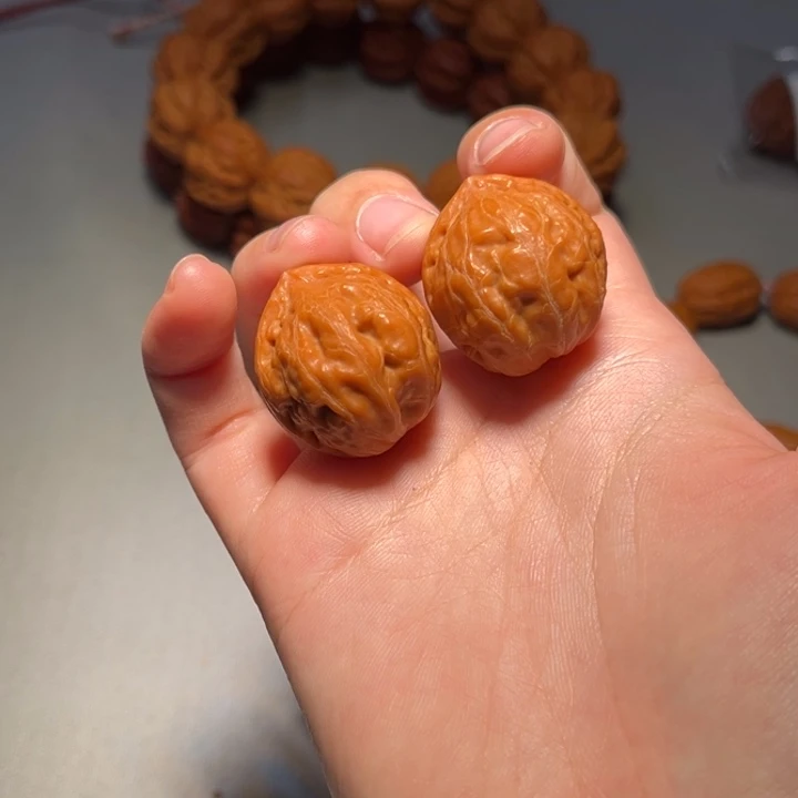 文玩核桃把件瓷豆豆989