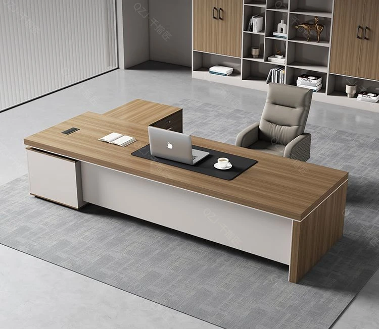 办公室老板办公桌新款老板桌桌椅组合班台桌简约现代经理桌大班台