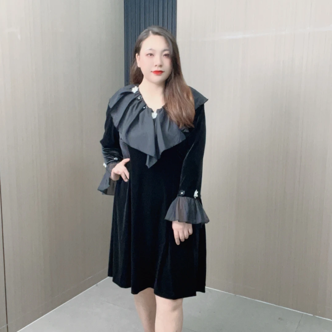 最新【海燕3338】长裙秋季常规高腰拖尾裙子连衣裙夏季中长款