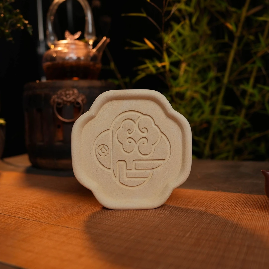 【五福壶承】汉陶高档茶具储水干泡台茶盘高颜值干泡台茶具吸水壶承