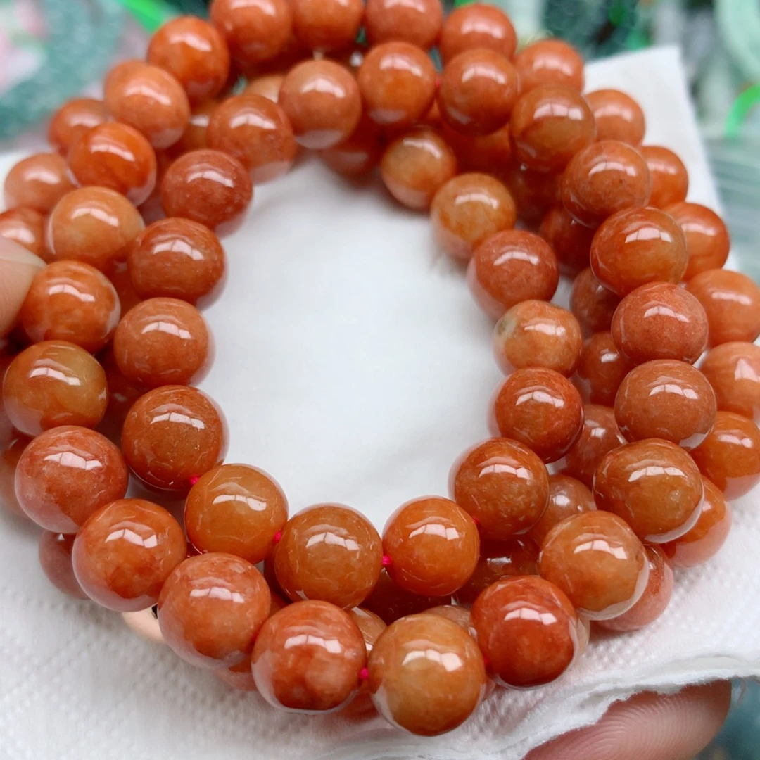 翡翠未镶嵌项链珠珠