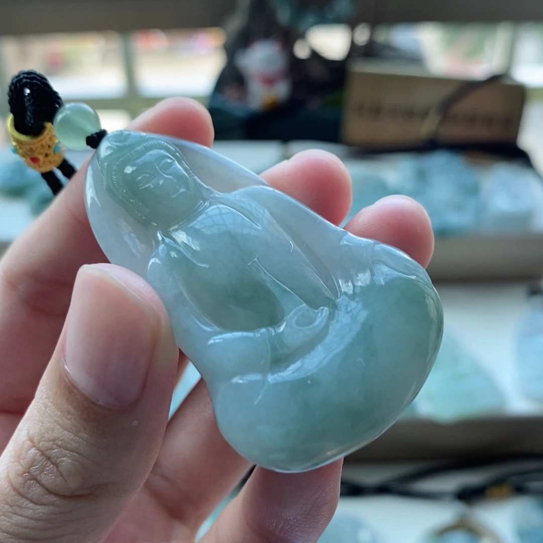 【闪购商品】颈饰未镶嵌翡翠天然缅甸A货翡翠