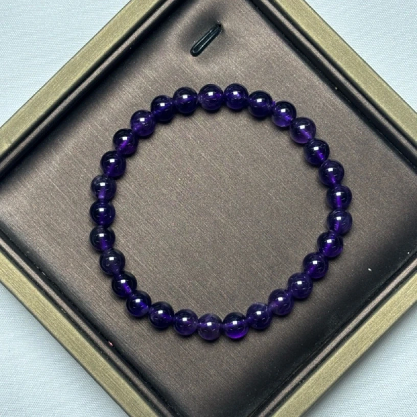 A699 紫水晶手串6mm