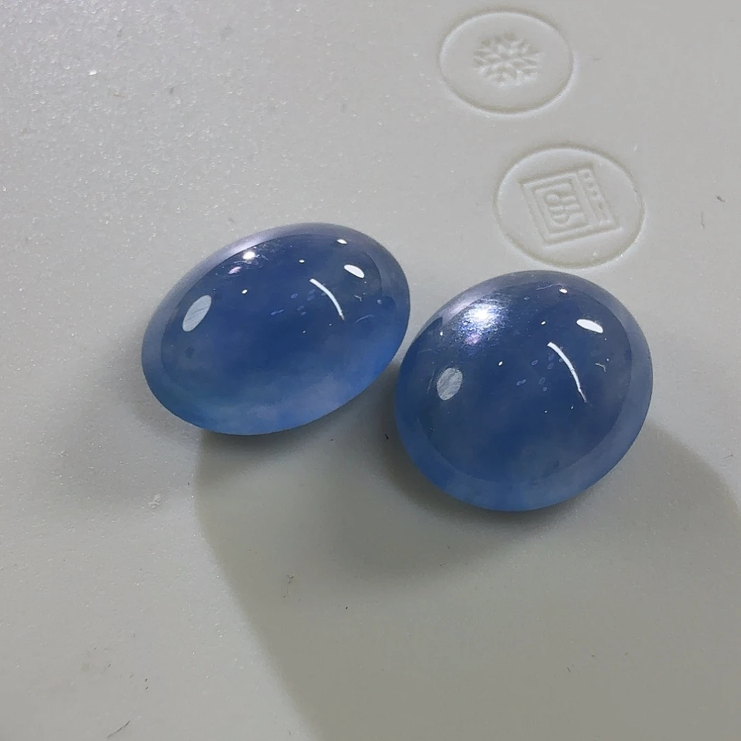 翡翠未镶嵌颈饰2选1