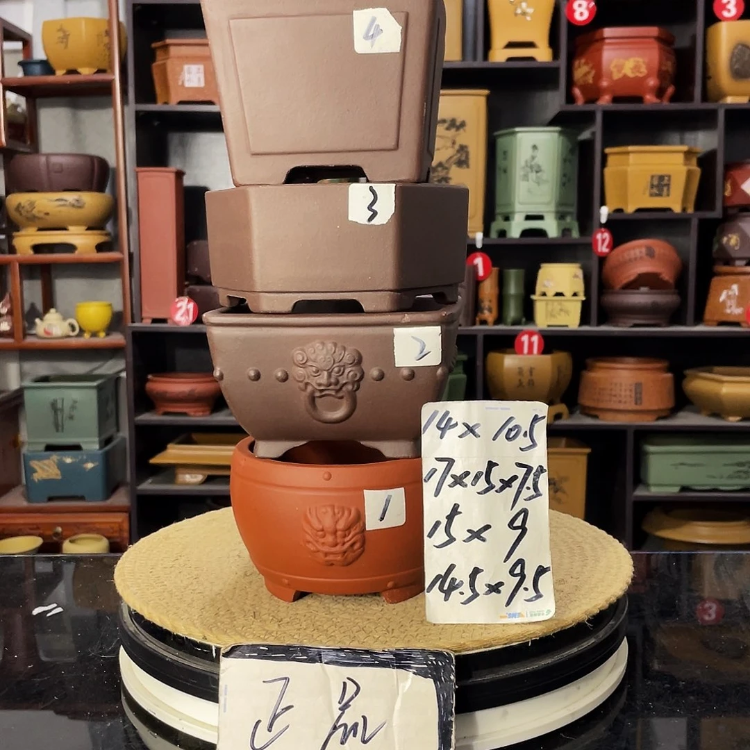 D-盆尚好紫砂花盆